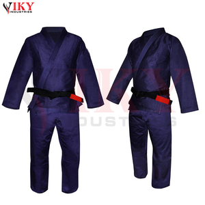 Traje de Judo de Competición de la Mejor Calidad, Transpirable, 100% Algodón, con Corte Automatizado y Tela Resistente, Color Morado - Product Image 3