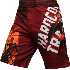 Shorts Deportivos Rojos para Hombre, Diseño Personalizado al por Mayor, para MMA, Ecológicos, Transpirables, de Secado Rápido, con Cintura Elástica - Product Image 6