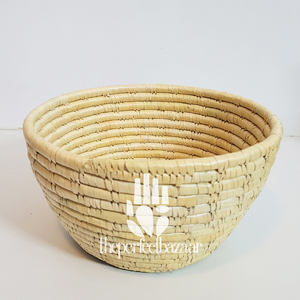 Bol en herbe de Moonj naturelle sculpté à la main, classique, pour usage quotidien, écologique, durable, mini format, multi-usages - Product Image 2