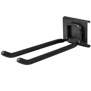 Wall Mounted Double Wide <b>Hook</b> 2mm Garage Rail System Durable Utility Heavy-duty Steel Storing Folded Chairs GAPGAR003 - Product Image 3