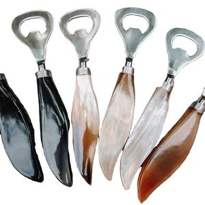 Hand Crafted Natural Buffalo Horn Bottle Opener Carved Design for <b>Christmas</b> Party Bar Hotel or Restaurant <b>Use</b> - Product Image 2