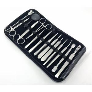 Minor Surgery Instrument Set Stainless Steel Surgical Kit with Scissors Forceps <b>Needle</b> Holder Diagnostic Tools - Product Image 5
