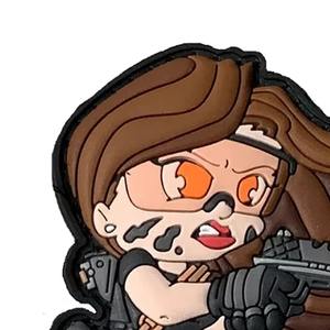 โรงงานผู้ผลิต รับผลิตแพทช์ซิลิโคนแบบกดร้อนสำหรับชุดยุทธวิธี แพทช์โลโก้ PVC นิ่ม ป้ายแพทช์ผลิตภัณฑ์ ป้ายยาง PVC - Product Image 6