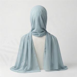 Hiyab Musulmán Largo y Suave de Viscosa Estampable en Acuarela de Primera Calidad, Popular, Transpirable, Moderno y Elegante para Mujer - Product Image 2