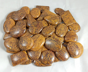 High Quality Radha Arts Mariam Jasper Jewelry Pendant Stone Oval Pear Cabochon Natural Brown Stone Healing Crystal Gemstone - Product Image 1