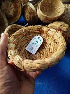 Jaula de Bambú Tejida a Mano, Ecológica, Transpirable y de Alta Calidad, para Decoración de Jardín, Apta para Todas las Estaciones, para Pájaros - Product Image 5