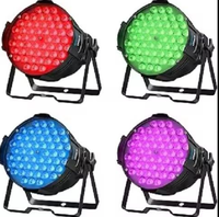 Nouveaux projecteurs LED RGB 54x3W personnalisables pour DJ, éclairage de scène de haute qualité, portables, garantie de 2 ans