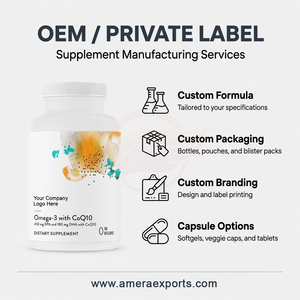 Aceite de Pescado Omega 3 con CoQ10 en Cápsulas Blandas, Suplemento para la Salud del Corazón, Marca Privada OEM, Suplemento Dietético - Product Image 3