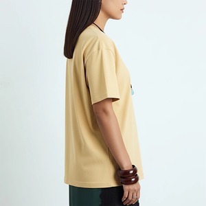 High Quality 100% Cotton Jersey Crew Neck Short Sleeve Summer <b>T</b>-<b>Shirt</b> for Women Casual Gym Wear Appliques Eco-Friendly - Product Image 5