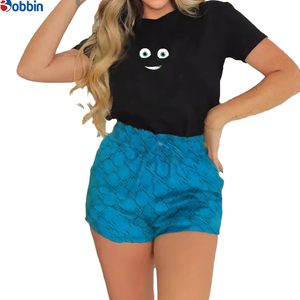 Conjunto Deportivo de Verano Estilo Hip Hop para Mujer, Ecológico, de Secado Rápido, Transpirable, Informal, Camiseta Corta hasta la Rodilla, Estilo Vintage - Product Image 5