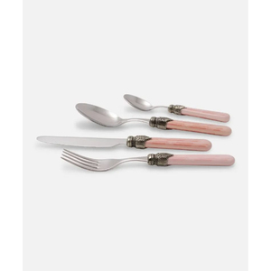 Ensemble de couverts en métal de haute qualité avec manches en os, finition miroir, couverts durables pour les mariages, la restauration et la table - Product Image 3