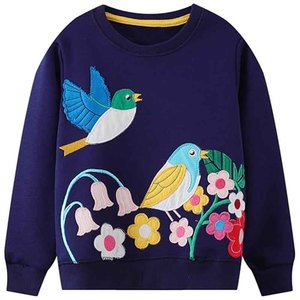 เสื้อสเวตเตอร์คอกลมลายดอกเดซี่สำหรับผู้หญิง แขนยาว ผ้าฝ้ายถัก สวมใส่สบายๆ สำหรับฤดูใบไม้ผลิ - Product Image 6