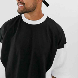 Camiseta Larga Oversize de Algodón 100% de Alto Gramaje, Ecológica, Casual, Lisa para Estampar, para Hombre, Calidad Superior, Mejor Gráfico Personalizado - Product Image 2