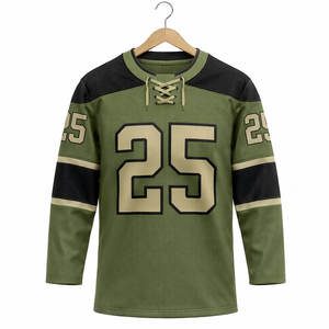 Maillots de hockey sur glace personnalisés de qualité supérieure pour hommes, sublimation, entraînement sportif, maillots de hockey sur glace personnalisés, vêtements d'équipe OEM - Product Image 3