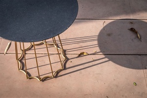 Round Brass <b>Marble</b> <b>Table</b> Handmade Made in India Commercial Buyers Usage Hotel Office Room New Designs Customize Size 2022 Modern - Product Image 2