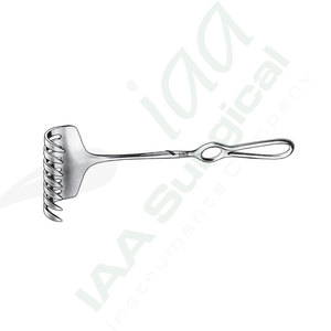 Écarteur chirurgical 26 cm 50 x 80 mm auto-fixant en acier inoxydable, instrument manuel de chirurgie générale, classe I, certifié CE - Product Image 4
