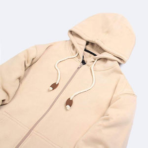 Sweat à capuche brodé personnalisé en coton épais à épaules tombantes pour marques de streetwear, production en gros - Product Image 4