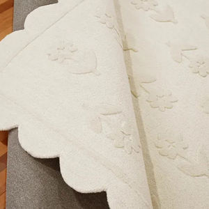 Alfombra de Lana de Nueva Zelanda Hecha a Mano, Diseño Floral Colorido, Alfombra Suave Hecha a Mano para Habitación Infantil, Decoración de Guardería - Product Image 4