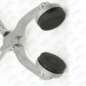 Pince optique pour le réglage et la fixation des lunettes Outil de précision avec embouts en caoutchouc Diamètre 25mm Tâches optiques et d'opticien - Product Image 3