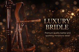 JOYA - Arreos Ecuestres, Equipo de Equitación, Brida de Cuero de Alta Calidad, Ajustable, de Lujo, Premium, 1 Pieza - Product Image 3