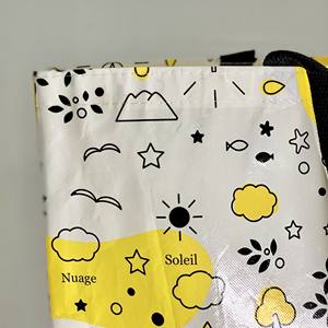 Bolsa de Mano Promocional en Forma de Barco, Laminada, de Polipropileno Tejido, Impermeable, OEM/ODM, Tejido de Polipropileno Engrosado, Hecha en Vietnam - Product Image 2