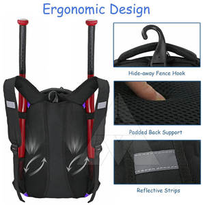 Bolsas de Béisbol Ligeras de Primera Calidad, Venta Directa de Fábrica, Bolsas de Béisbol Portátiles - Product Image 3