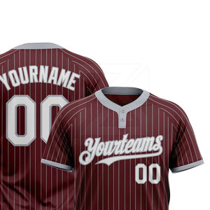 Entrega Rápida, Camisetas de Béisbol Lisas con Impresión Personalizada, Jersey de Béisbol Azul Sublimado, Jersey de Béisbol Económico para Hombre/Juvenil - Product Image 3