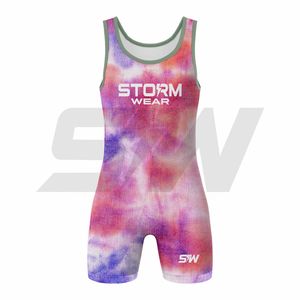 Pro <b>Weightlifting</b> <b>Singlet</b> Pink Custom Fit Y-line Straps Breathable Quick Dry Unisex Gym <b>Singlet</b> Compression Wear Competitions - Product Image 4