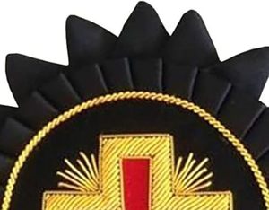 ตราอัศวินเทมพลาร์ - งานปักดิ้นทอง - Product Image 3