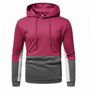 Sudaderas con capucha de forro polar cálidas de invierno al por mayor, sudaderas gruesas lisas con logotipo personalizado, sudaderas con capucha para hombre, conjunto de ropa deportiva al por mayor - Product Image 5