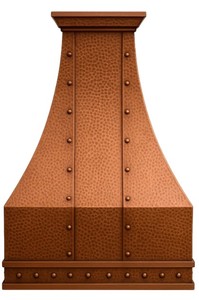 Campana Extractora de Cocina de Cobre Puro Hecha a Mano, Atractiva, Montada en la Pared, con Ventilación Eléctrica para el Hogar - Product Image 5