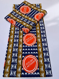 Tissu en coton imprimé wax africain en gros, conception personnalisée, fabricant OEM ODM pour vêtements de mariage, tenues d'événements, marque - Product Image 4