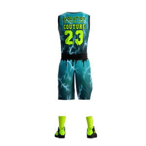 Breathable Basketball Jersey Plus Size Set Styles Custom Sublimated Uniforms - Product Image 4