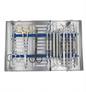 ชุดเครื่องมือผ่าตัดทางทันตกรรม "Basic Surgery Kit" พร้อมคู่มือการใช้งาน ด้ามจับแบบมีลายกันลื่น สีเงิน ระดับ Class I สำหรับการเตรียมครอบฟันแบบคอมโพสิต ตามมาตรฐาน - Product Image 3