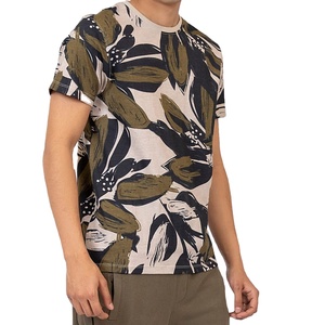 Camiseta de hombre de viscosa de bambú y algodón, estilo oversize, de moda 2026, corte holgado, casual, lisa, básica, cuello redondo, manga corta, precios bajos con MOQ bajo - Product Image 2