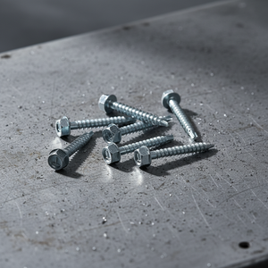Hex Washer Head External Hex Drive Self Drilling/Self Tapping <b>Screw</b> Zinc/<b>Galvanized</b> Coating Carbon Steel Inch Coarse Thread - Product Image 1