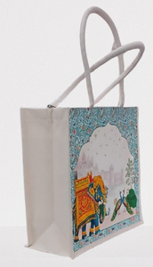 Cotton <b>Canvas</b> <b>Tote</b> Bag Custom Logo Reusable Water Resistant Travel Shopping Bags All Seasons Beach Zipper Custom Branding URBAN - Product Image 2