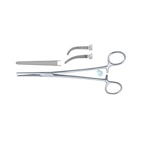 Pinzas Heiss Artery Curvas de 20 cm, 8 Unidades, de Acero, Manuales, Reutilizables, para Uso Quirúrgico - Product Image 2