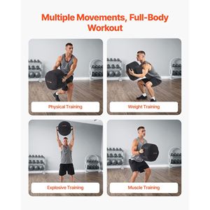 Sacchi di Sabbia per Allenamento ad Alta Resistenza da 45 kg con Maniglie per Fitness, Forza, Cross-Training e Allenamento con Pesi - Product Image 4