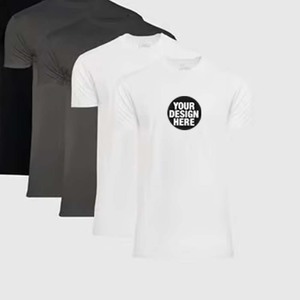 เสื้อยืดคอกลมทรงปกติ น้ำหนักเบา 130 GSM ผ้าทริปเปิ้ลบลนด์ ระบายอากาศได้ดี เหมาะสำหรับใส่ลำลองในฤดูร้อน - Product Image 1