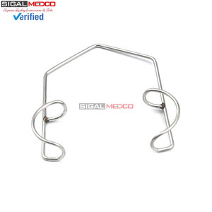 Espéculo de alambre Barraquer con hoja sólida, instrumento quirúrgico manual de acero inoxidable alemán, certificado CE para procedimientos oculares - Product Image 4