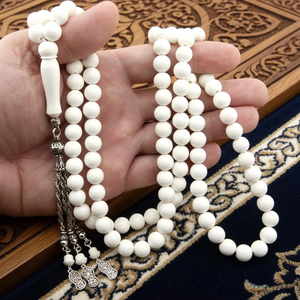Tasbih de Hueso Pulido a Mano de Primera Calidad, Cuentas de Oración Naturales al por Mayor - Product Image 6
