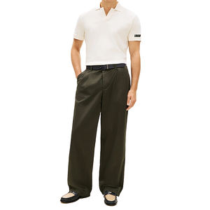 Polo en maille interlock coupe classique pour homme, best-seller, avec logo personnalisé, respirant, en coton premium, doux, classique et décontracté - Product Image 5