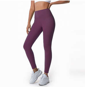 Nuevos Pantalones Deportivos de Cintura Alta de Secado Rápido con Diseño Lulu, de Spandex/Nylon, para Gimnasio, Fitness, Ejercicio, Running, Yoga para Mujer - Product Image 4