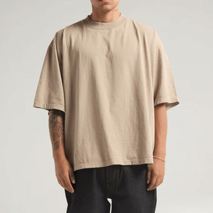 T-shirt personnalisé avec logo, 450 GSM, ultra lourd, épaules tombantes, streetwear de luxe, blancs, USA - Product Image 5