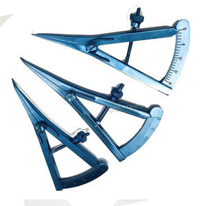 Jeu d'instruments de mesure des paupières ophtalmiques droits de 20 mm en acier inoxydable/alliage de titane, réutilisable, pour ajustement par vis, usage général - Product Image 4