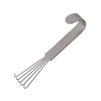 Rétracteur manuel Anderson Bear Claw à 5 pointes acérées, manche plat, en acier, certifié CE, instrument de chirurgie générale de classe I