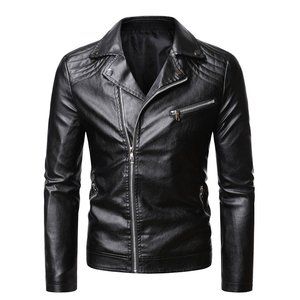 <b>Men</b> <b>Leather</b> <b>Jacket</b> Trendy Slim Fit Modern Casual Outdoor Fashion <b>Jacket</b> <b>Men</b> <b>Leather</b> <b>Jacket</b> - Product Image 1