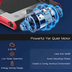 Caminadora Plegable 2 en 1 de 2.25 HP con Control Remoto y Pantalla LED para Entrenamientos en Casa - Product Image 6