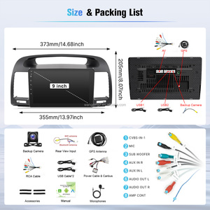 Tốt nhất bán <span class=keywords><strong>Android</strong></span> đơn vị đứng đầu máy ảnh Carplay GPS khuếch đại gương liên kết đài phát thanh xe Hệ thống MP3 Player cho Toyota Camry 2002-2006 - Product Image 6